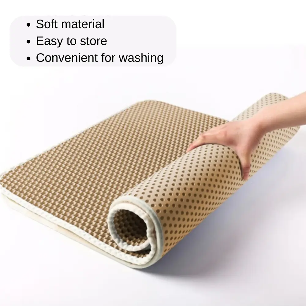 I can't believe it! This cat litter mat is just amazing!